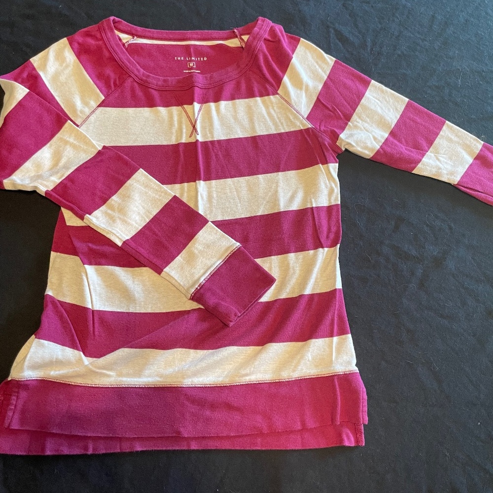 The limited striped purple long sleeve